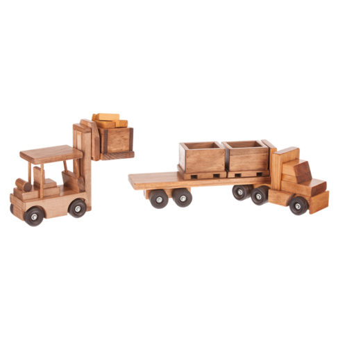 Toy Skid Truck w/Forklift