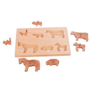 Wooden Farm Animal Puzzle Board