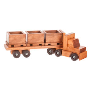 Truck with Skid Trailer