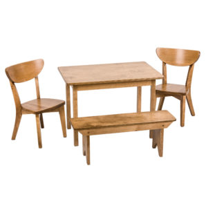 Rectangular Table Set – Seymour Chairs and Bench